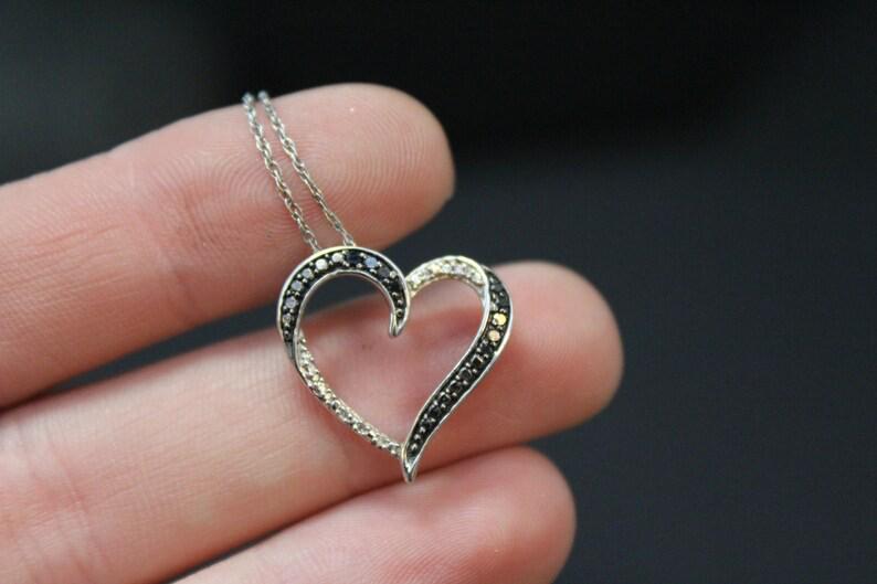 Elegant Heart Pendant Necklace for Women | Crystal Heart Necklace | Silver Finish